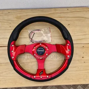 Red_black Generic Rally Drift Racing Wheels Steering Wheel