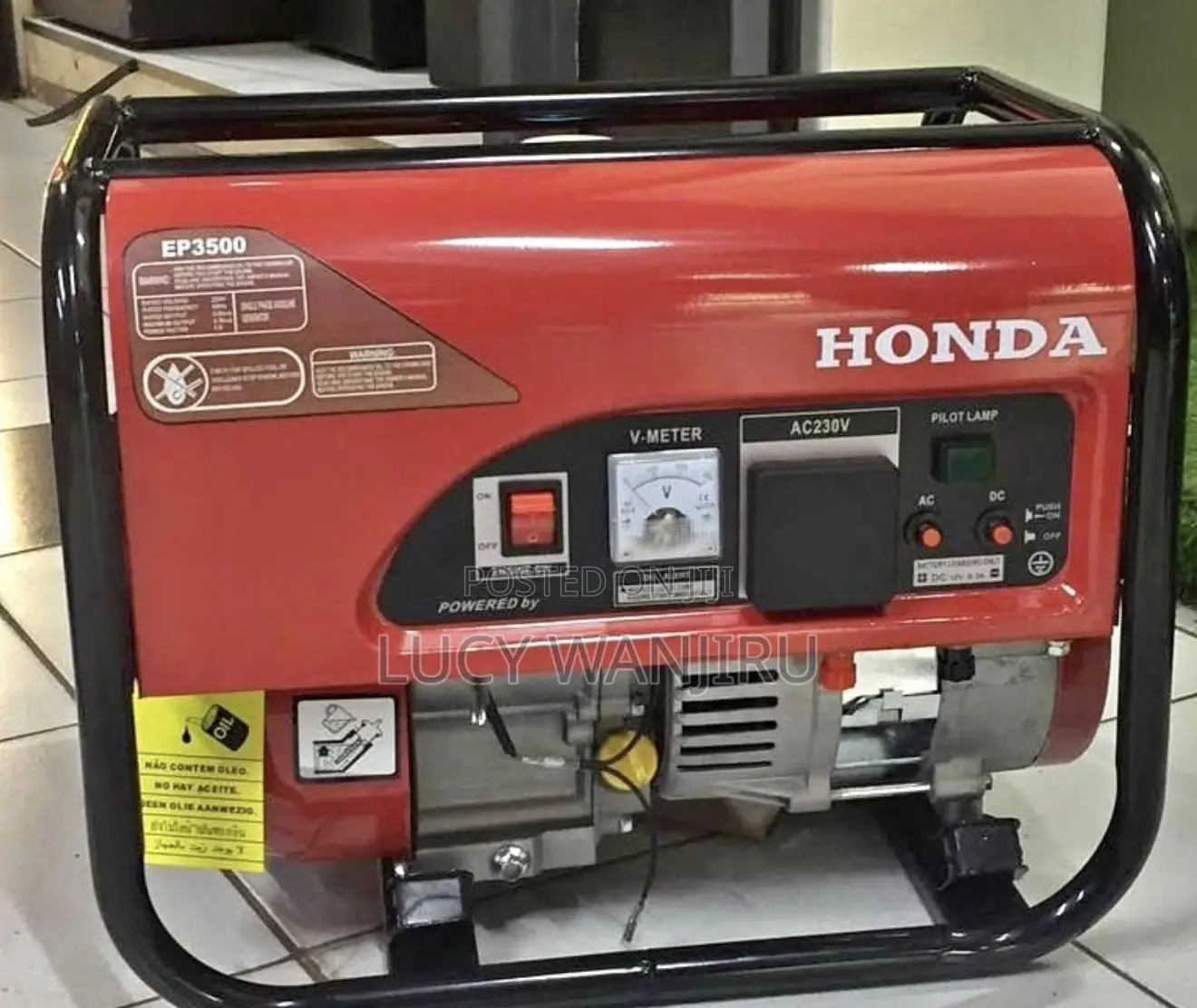 Honda Generator 3.5kva / Powerful Honda Generator Machine 3.5kva