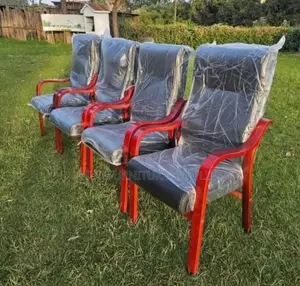 Premium Executive Office Visitors Chairs With Wooden Armrests