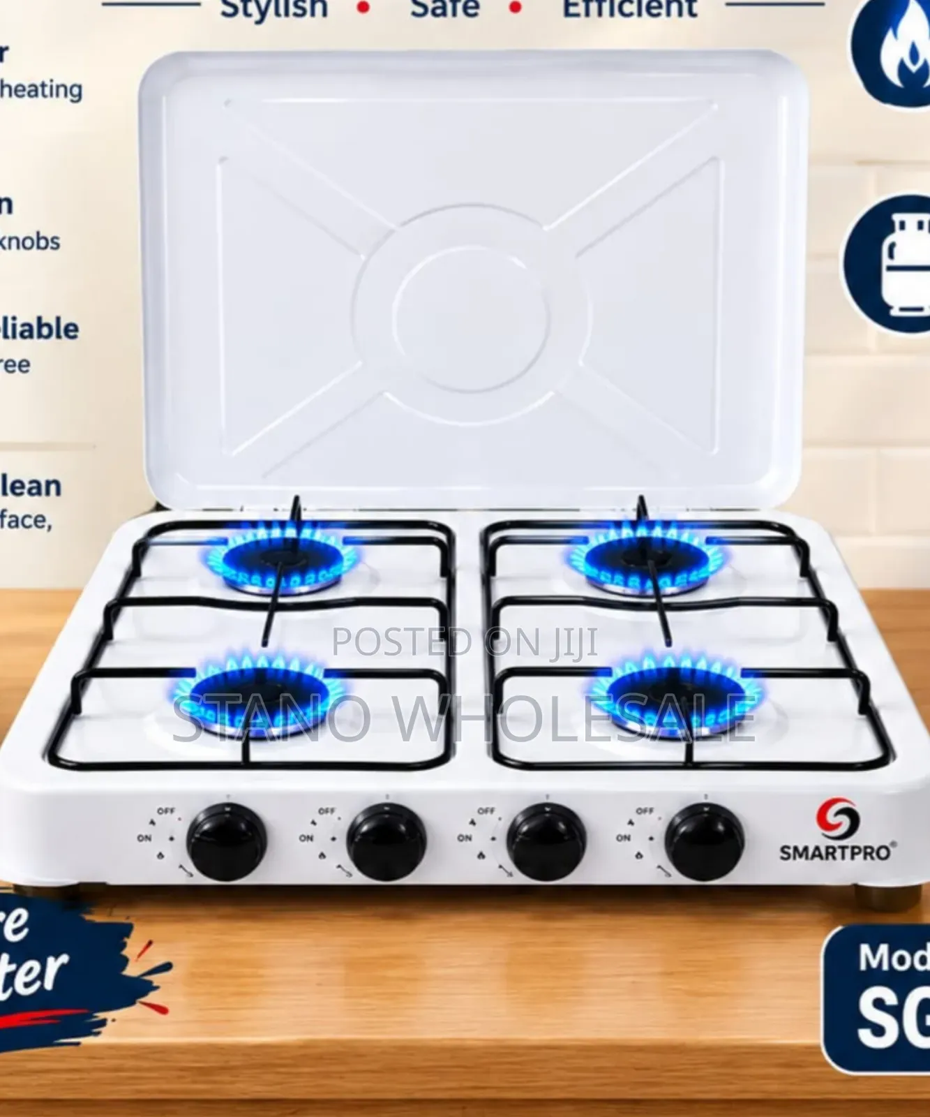 Smart Pro 4 Burners Table Top Cooker