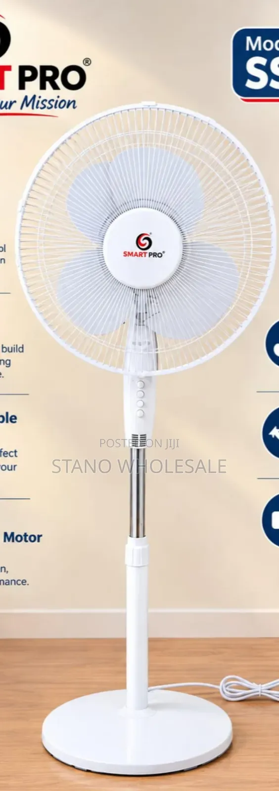 Smart Pro 16inch Standing Fan