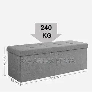 Lasa Storage Ottoman Cube Foldable Box - 110.0 Cm