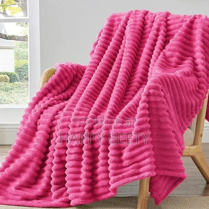 Ribbed Throw Blanket