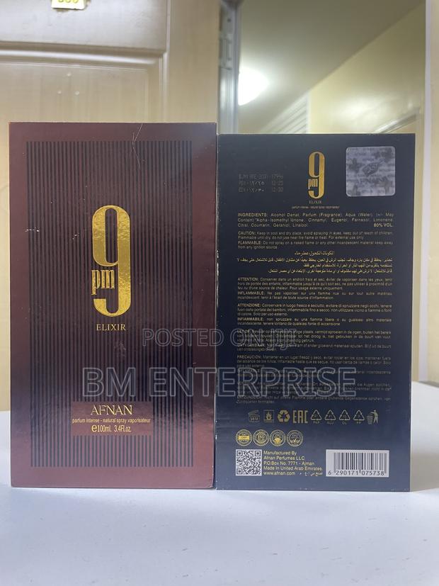 Brand New Afnan 9pm Elixir Available