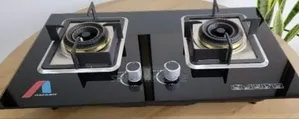 Amaze Inbuilt Glass Top 2burner Cooker
