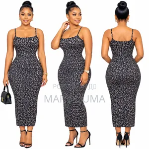 Animal Print Body Cone Dresz