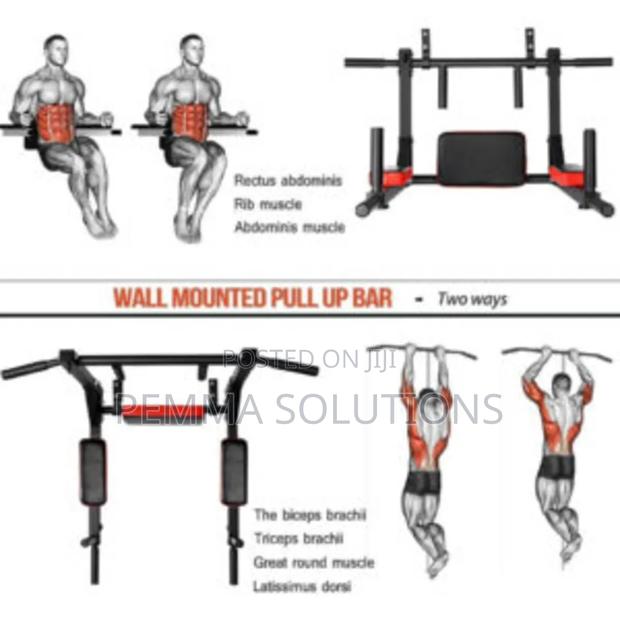 Multifunctional Pull Up Bar,Chin Up & Dip Station Equipment - thumbnail 2