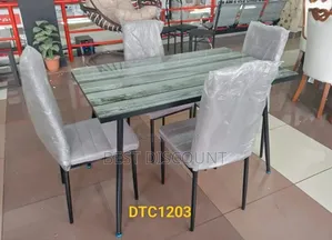 Glass Dining Table 4 - Seater