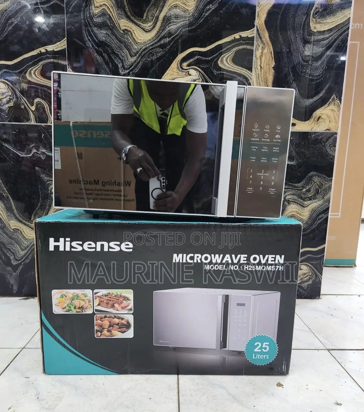 HISENSE 25 Liters Microwave H25MOMS7H Silver