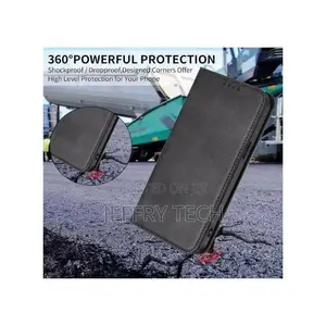Google Pixel 7 Pro Luxury Leather Flip Wallet Magnetic Cover Case - B