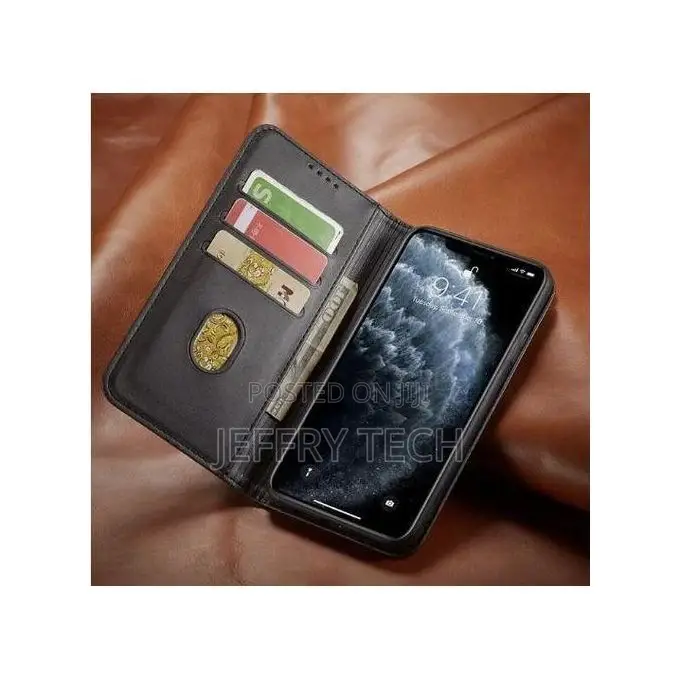 Google Pixel 7 Pro Luxury Leather Flip Wallet Magnetic Cover Case - B