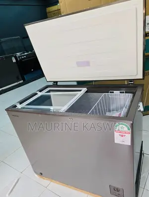 Hisense Dual Freezer 200 Liters -Grey