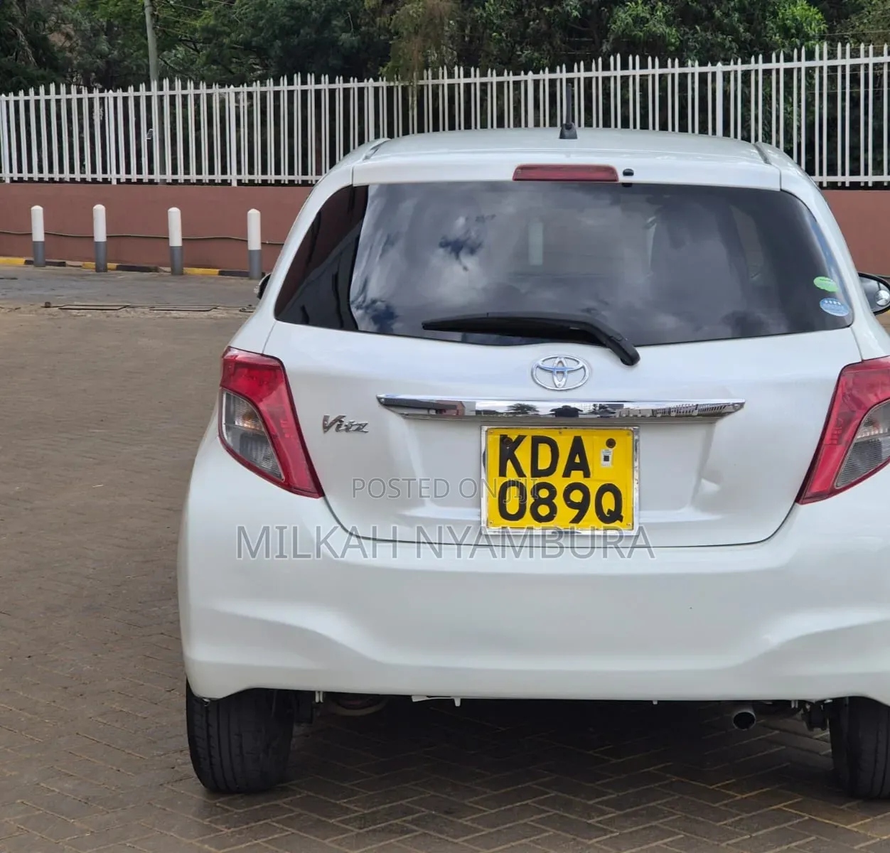 Toyota Vitz 2014 White