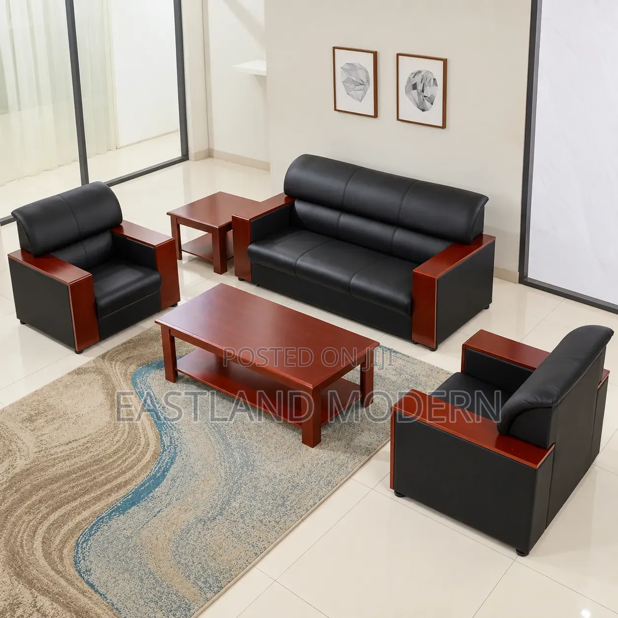 Executive 5 Seater Office Sofa Set