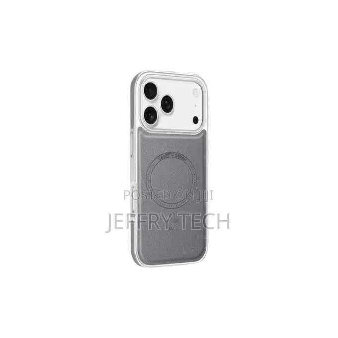 MagSafe Compatible PU Vegan Leather Cover Case for iPhone 17 Pro Max