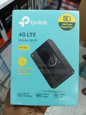 TP-Link 4G LTE-Advanced Mobile Wi-Fi Router – TL-M7350 - Black