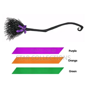 Witch Hat + Witch Broom Accessory Set