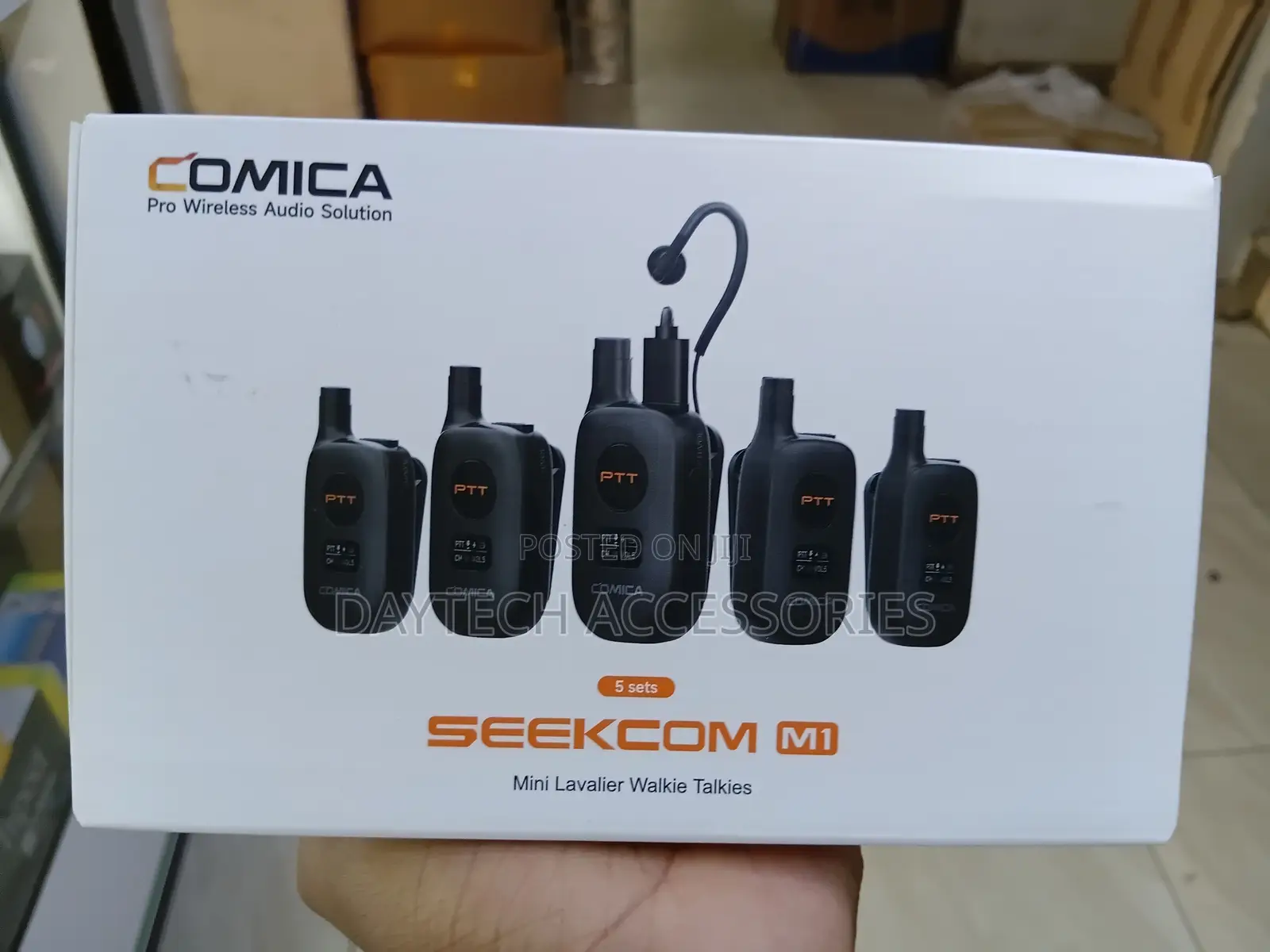 Comica Audio Seekcom M1 Mini Lavalier Walkie Talkies (5-Pack)