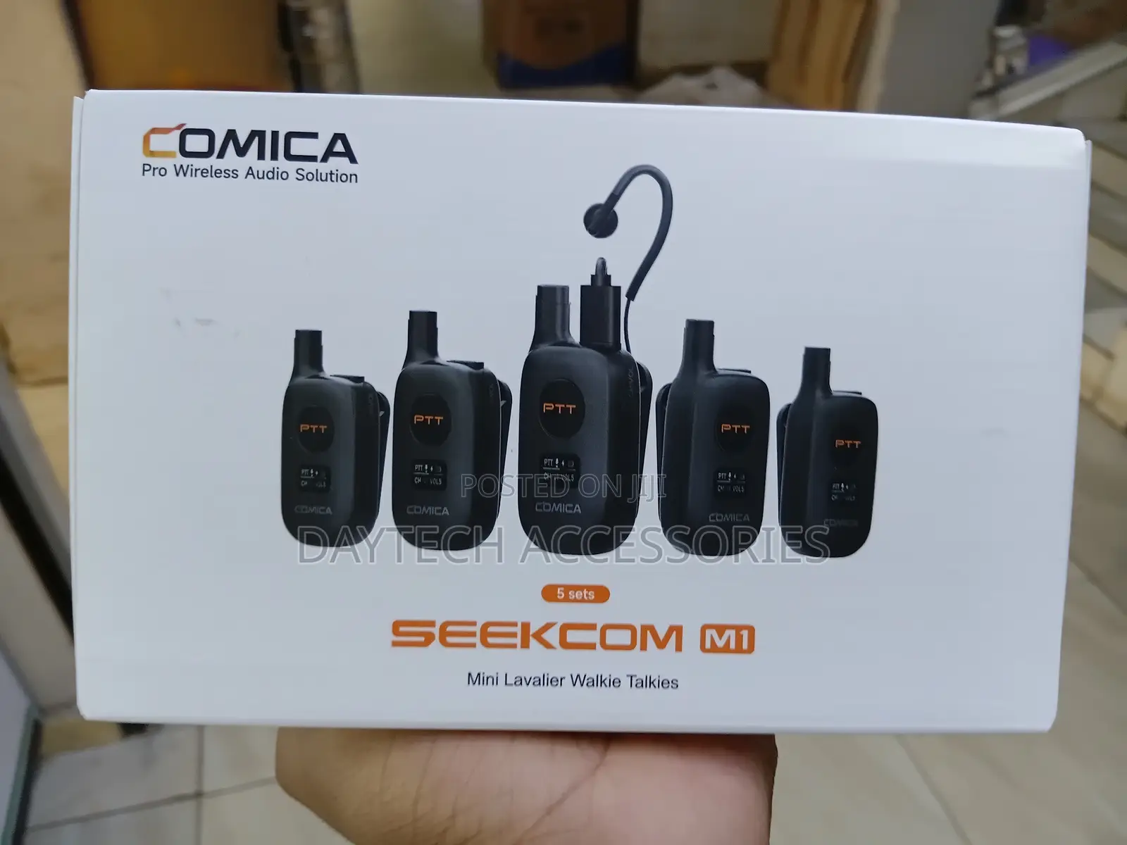 Comica Audio Seekcom M1 Mini Lavalier Walkie Talkies (5-Pack)