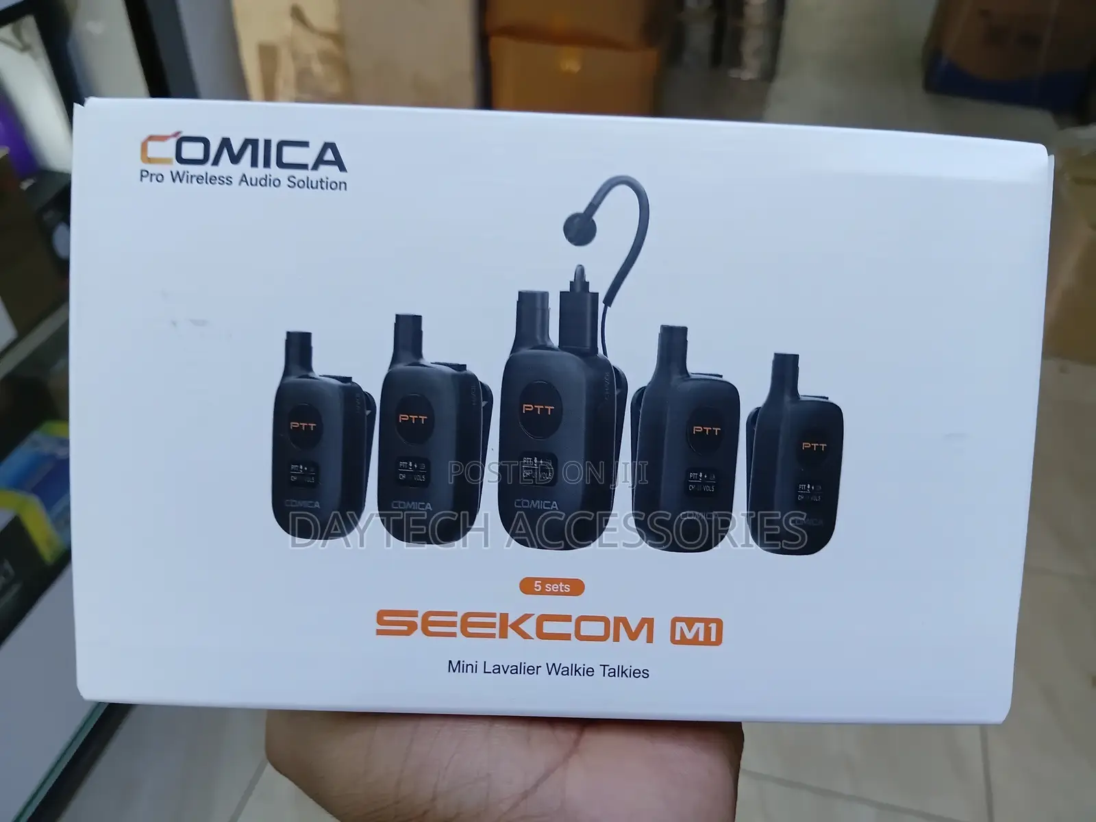 Comica Audio Seekcom M1 Mini Lavalier Walkie Talkies (5-Pack)