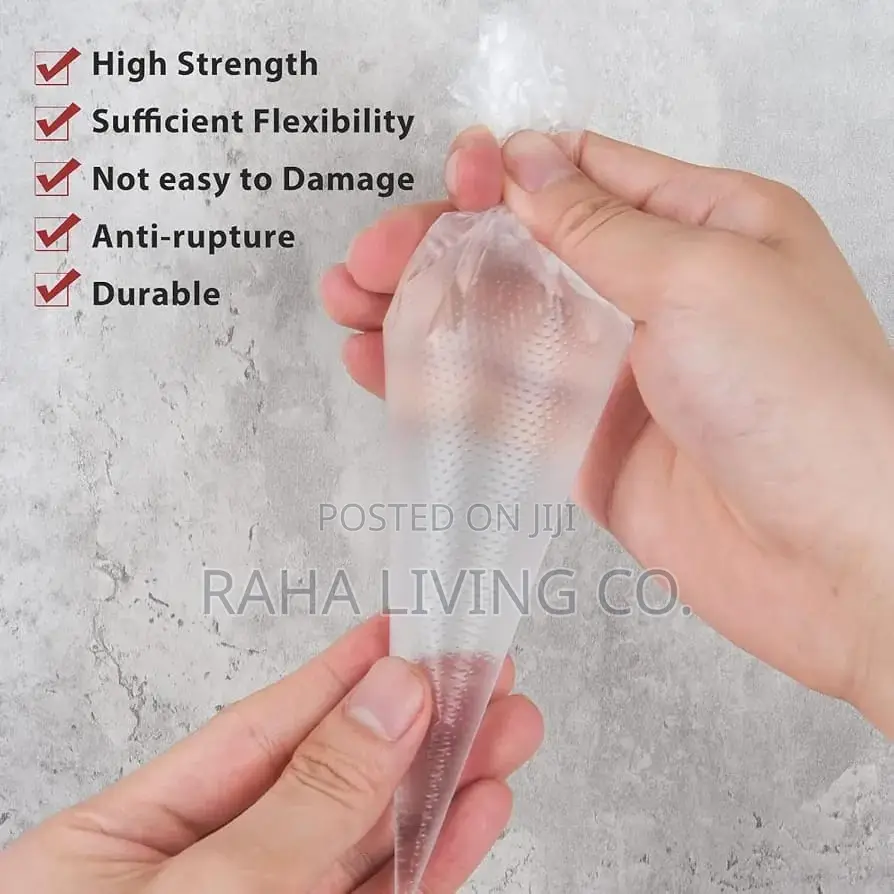 Disposable Piping Bags | 100 Pack | Small Medium Large