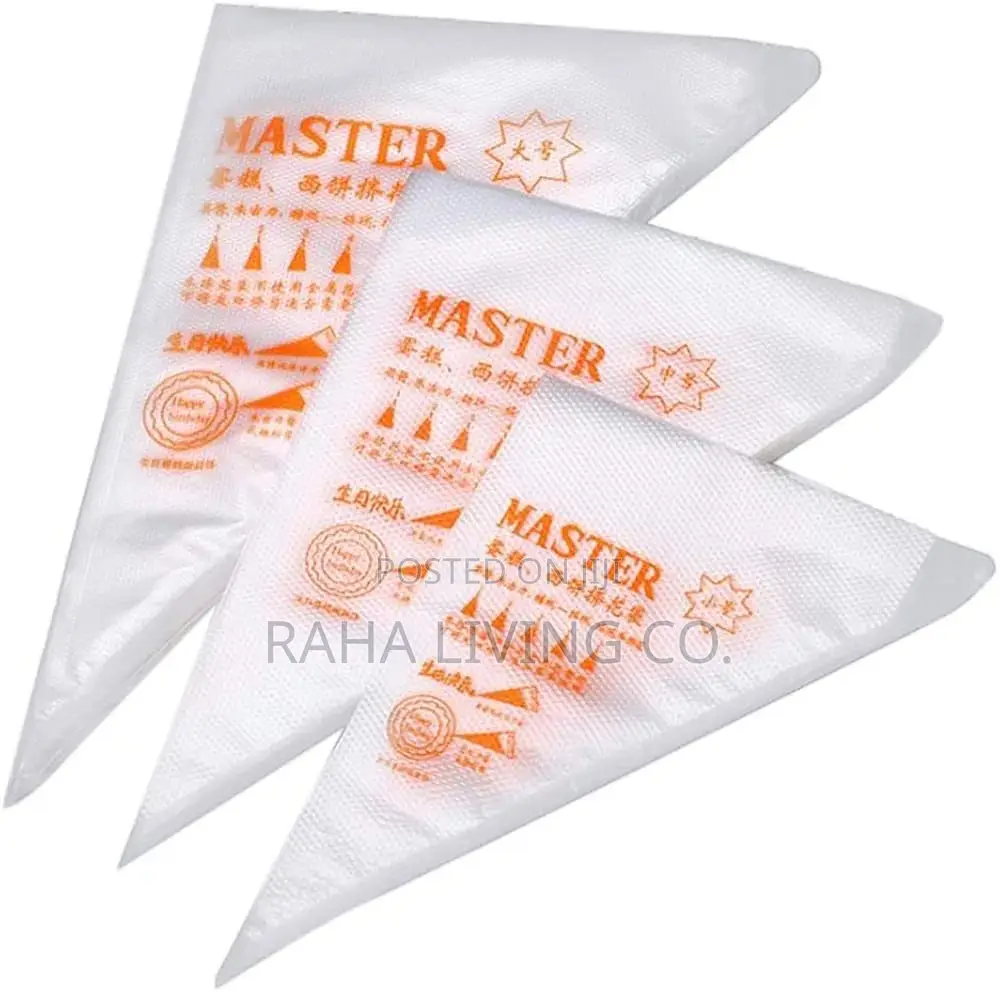 Disposable Piping Bags | 100 Pack | Small Medium Large