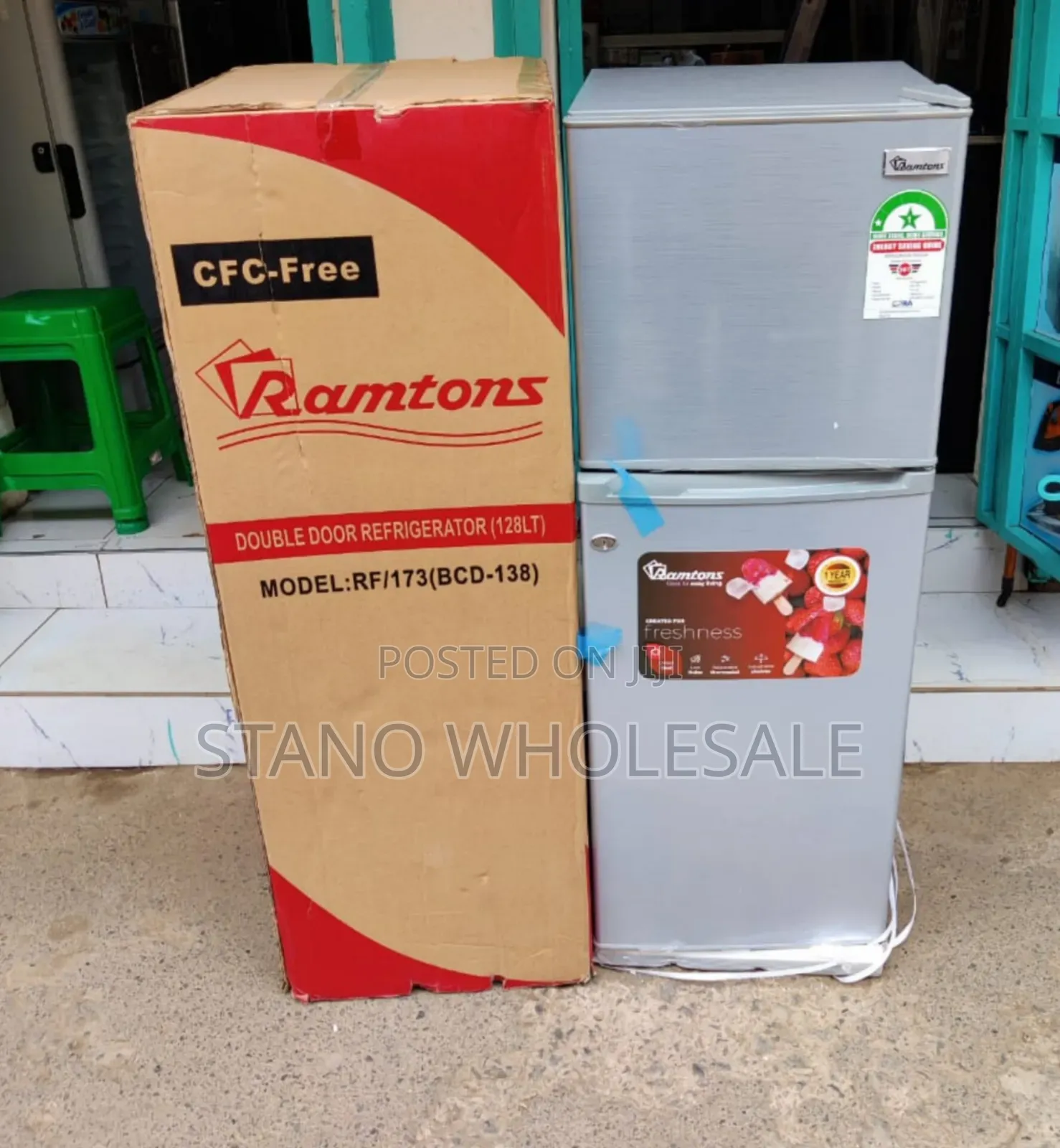 Silver Ramtons 128l Fridge