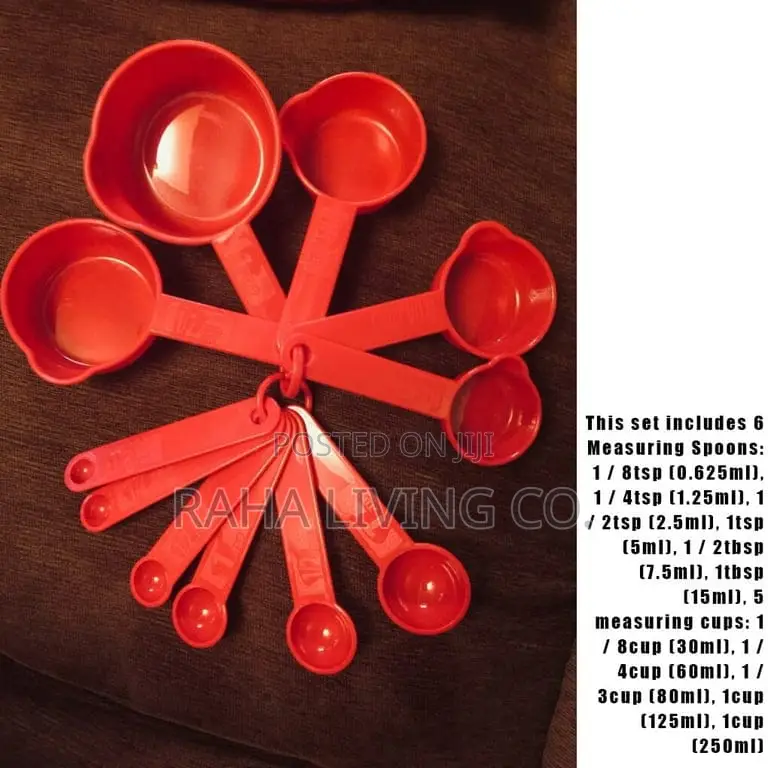 11pc Measuring Cups Set | Stackable | 5 Colours