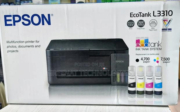 Epson EcoTank L3310 Wired All-in-One Ink Tank Printer Print Copy Scan