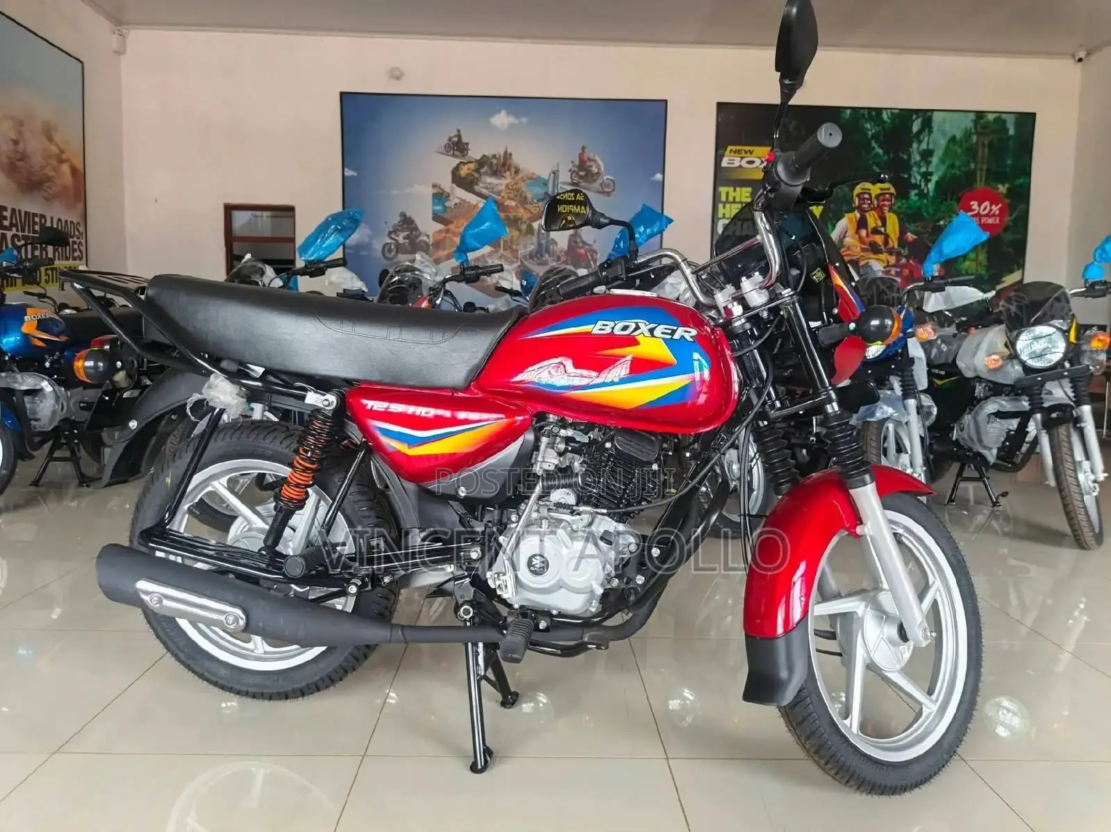 New Bajaj Boxer 2025 Red