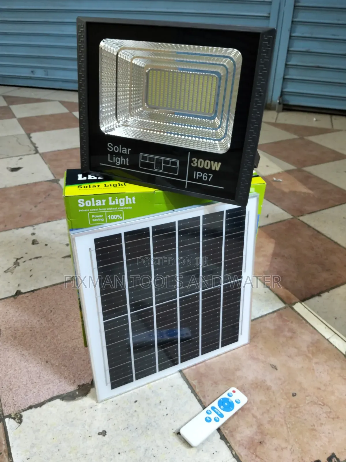 Led Security Solar Flood Light 300 Watts With Sensor and Remote