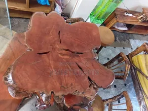 Rustic Natural Wood Coffee Table