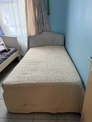 4x6 Upholstered Bed With Mattress