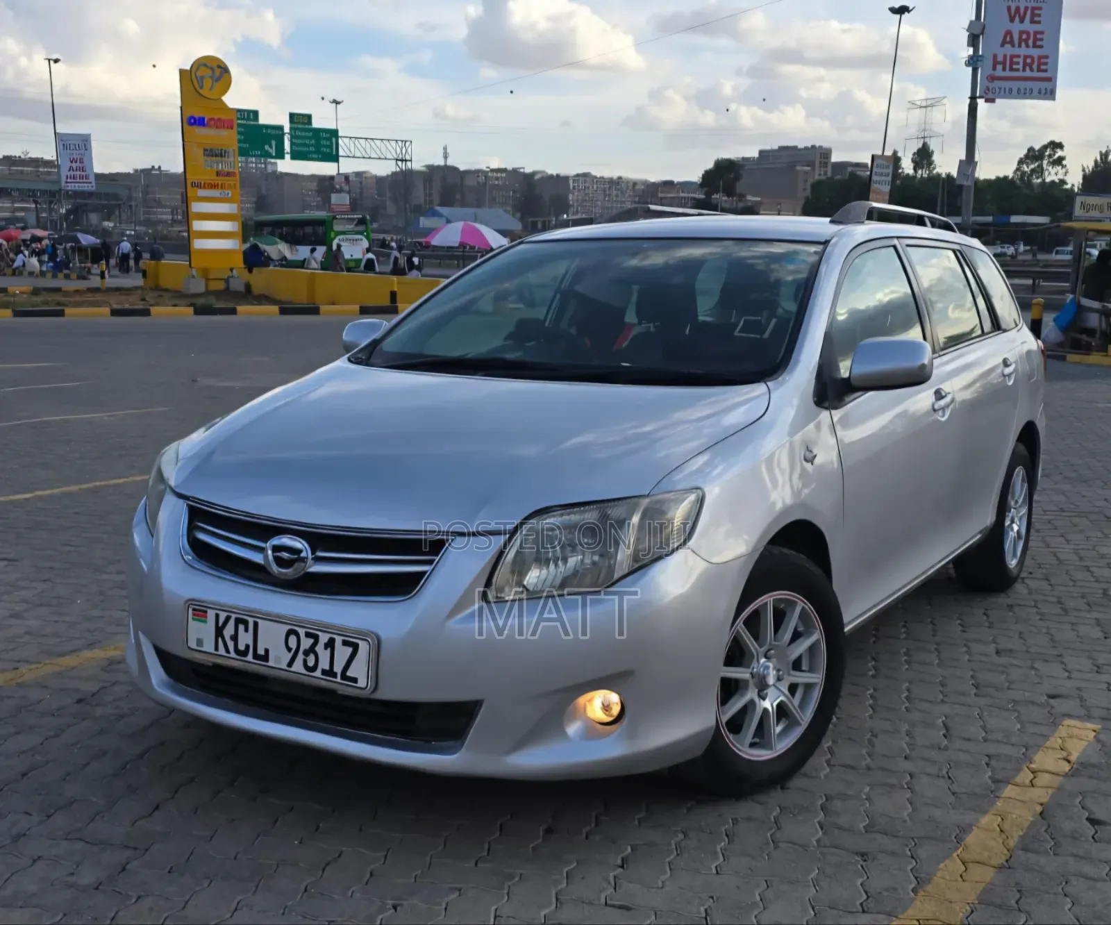 Toyota Corolla Fielder 2011 Silver
