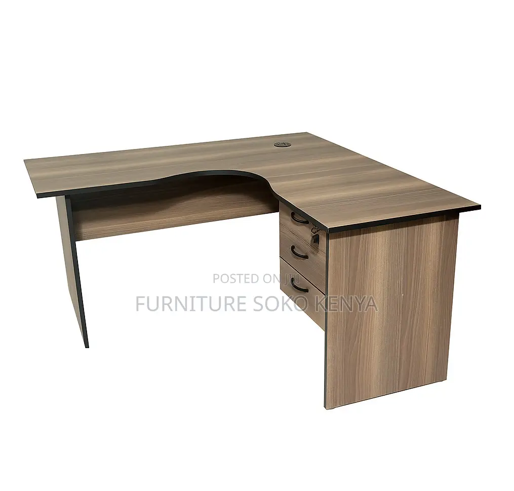 1.2 Meter Curved Office Desk | Home Office Study Table