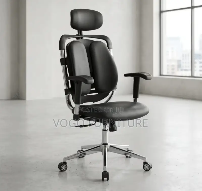 Office Chair; Dual Back Office Chair