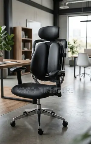 Office Chair; Dual Back Office Chair