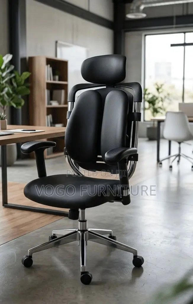 Office Chair; Dual Back Office Chair