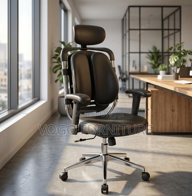 Office Chair; Dual Back Office Chair - thumbnail 3