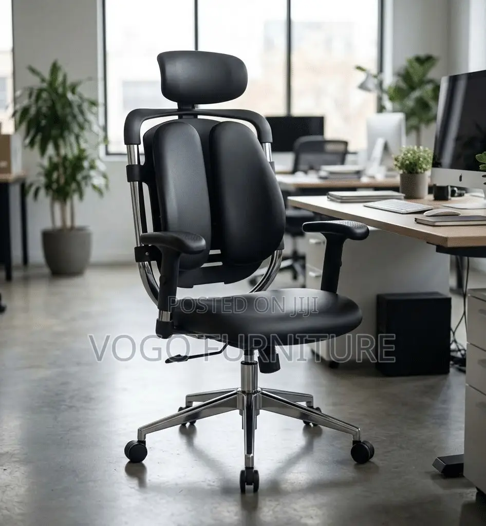 Office Chair; Dual Back Office Chair