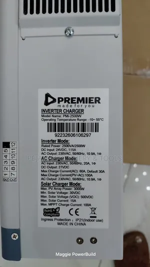 Premier 2.5KW 24V Hybrid Solar Inverter