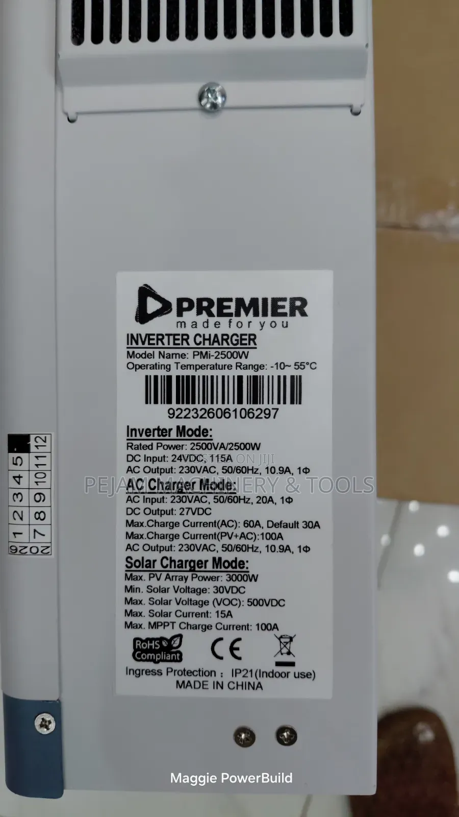 Premier 2.5KW 24V Hybrid Solar Inverter