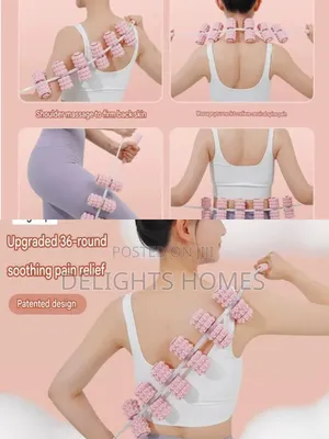 Plastic Roller Back Massager-Hw