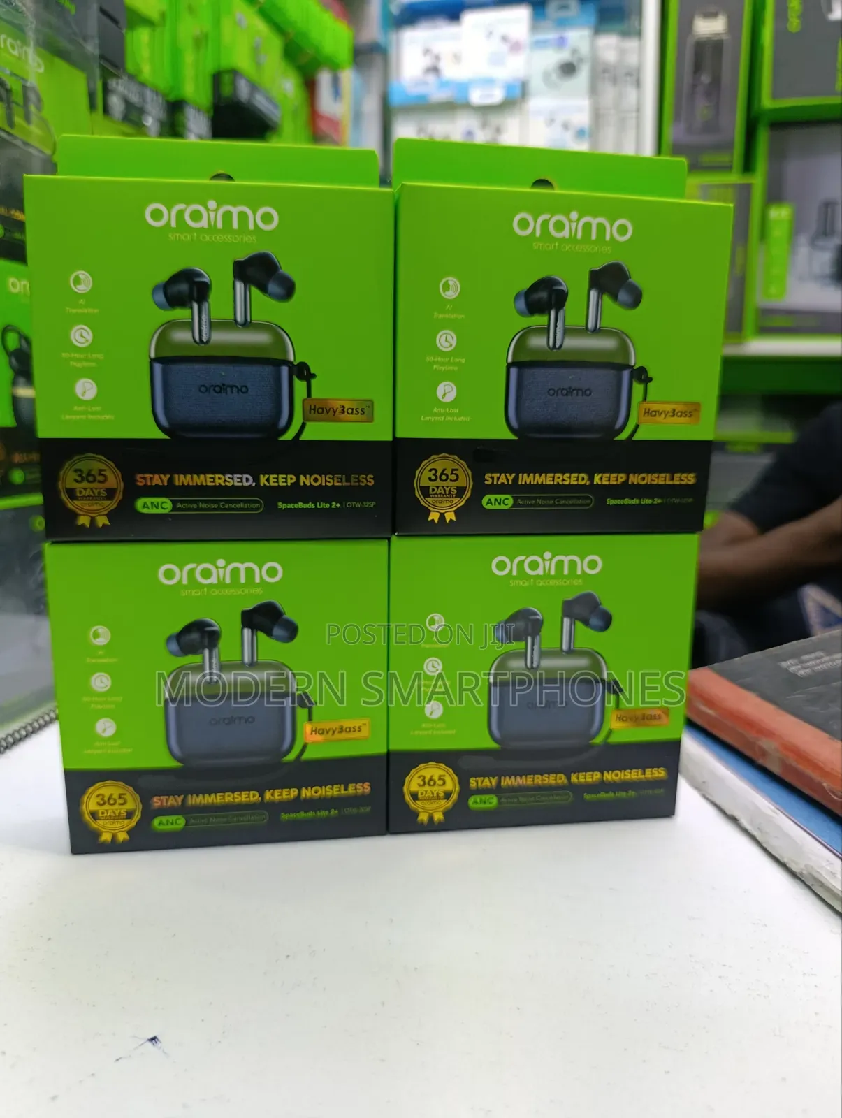 Oraimo SpaceBuds Lite 2+ (Model: OTW-325P) True Wireless Earbuds.
