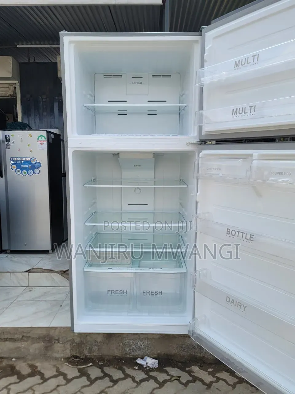 Mika 500litres Double Door Fridge