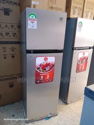 Hanmac 173litres Double Door Fridge