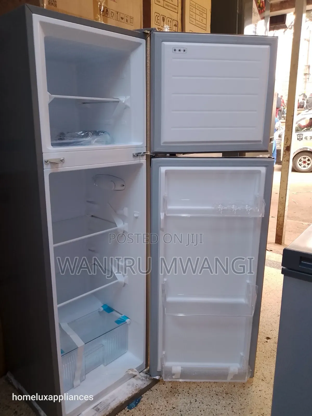 Hanmac 173litres Double Door Fridge