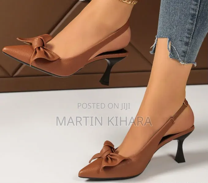 Bow Slingback Ladies Heels (Size 37-41)
