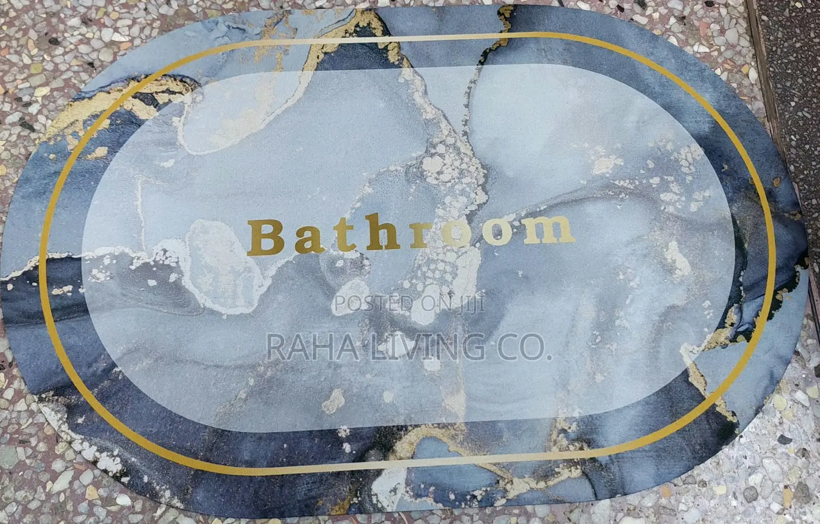 Absorbent Bathroom Mat | Marble Design | 38x58cm 48x78cm