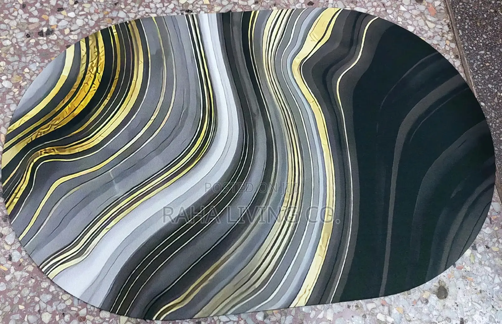 Absorbent Bathroom Mat | Marble Design | 38x58cm 48x78cm